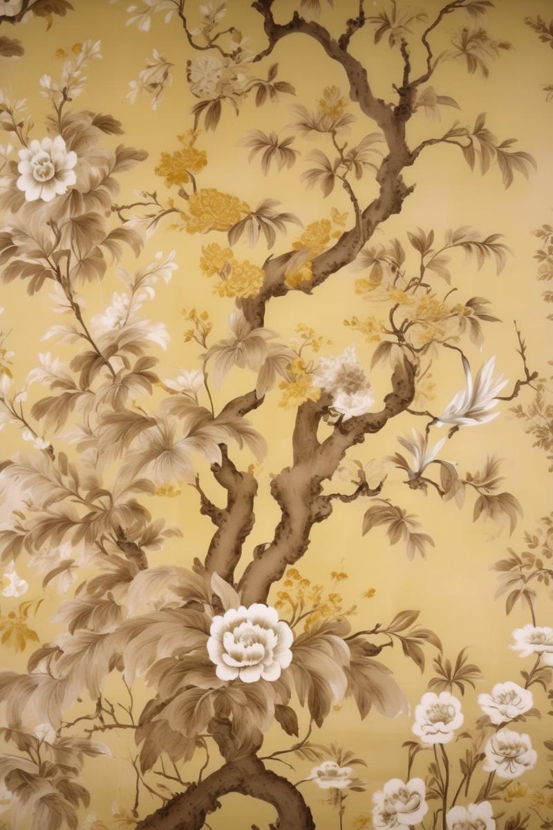 00579-2412823490-_lora_Anna Maria Garthwaite Style_1_Anna Maria Garthwaite Style - chinoiserie toile pattern sepia tone, yellows green, gold, bro.png